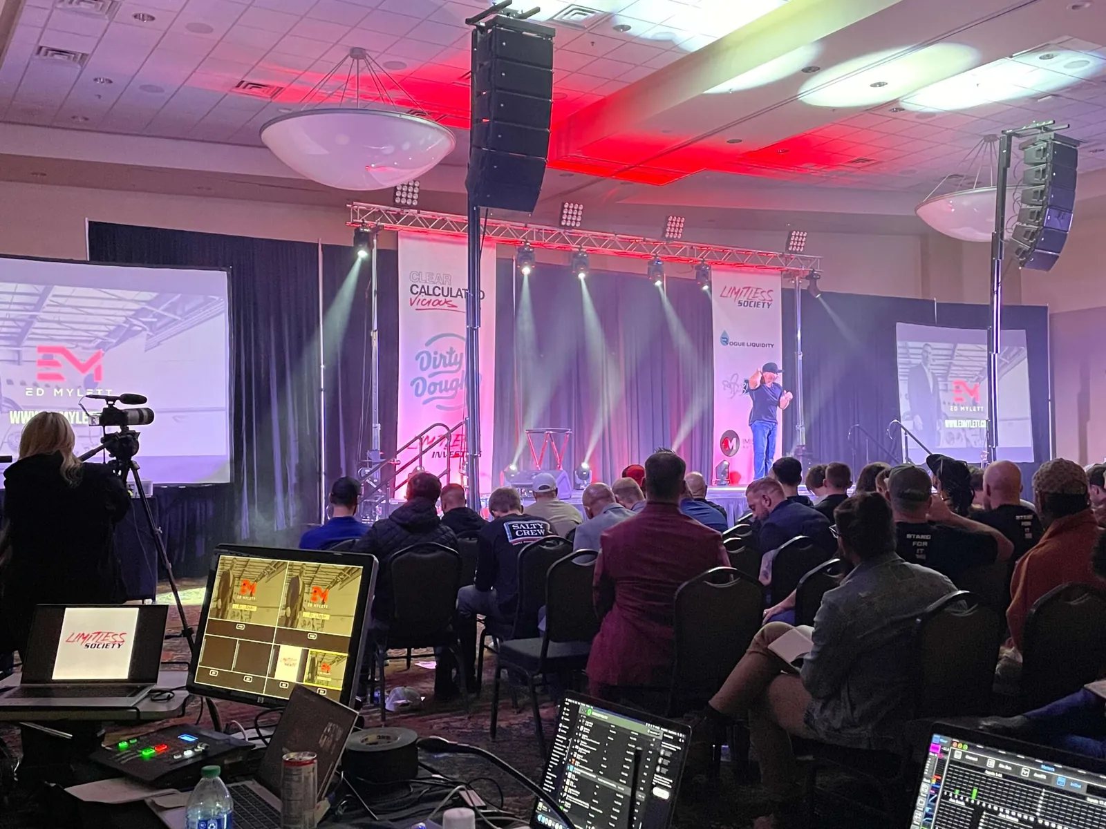 Corporate general session with full audio production